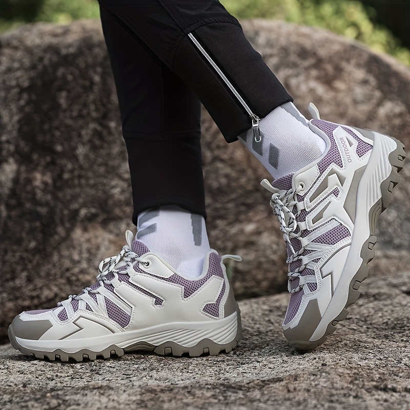 ComfortFit Hiking Shoes for Women - Breathable, Non-Slip, and Shockproof with Mesh Inner, EVA Insole, and TPR Sole - Perfect for Walking, Camping, and Outdoor Activities