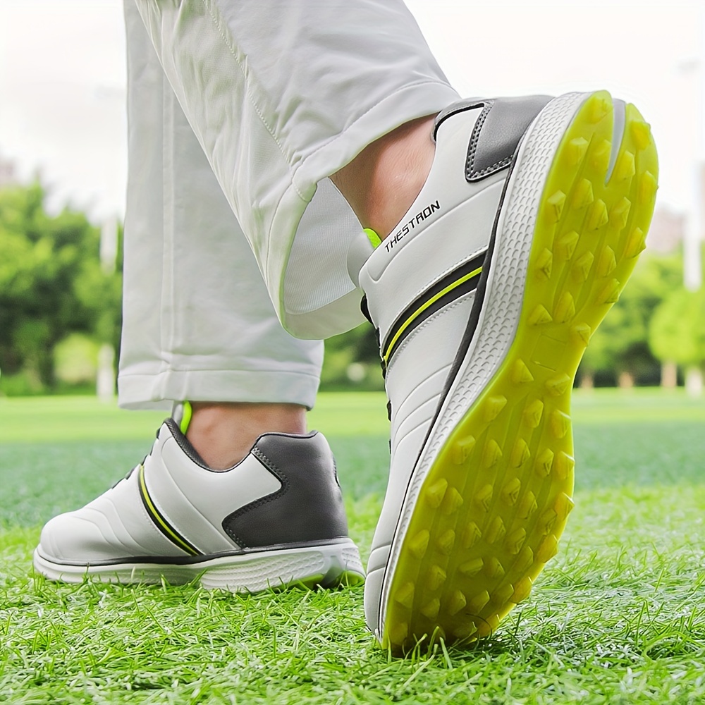 Professional Mens Golf Shoes Waterproof Non Slip Sneakers Outdoor Training Hiking Running Comfy Shoes & Outdoors Temu details 3