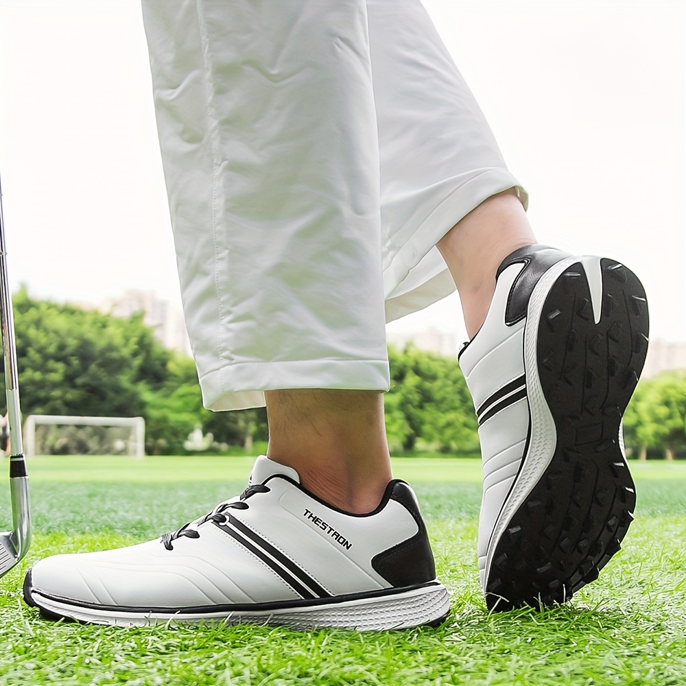 Professional Mens Golf Shoes Waterproof Non Slip Sneakers Outdoor Training Hiking Running Comfy Shoes & Outdoors Temu details 8