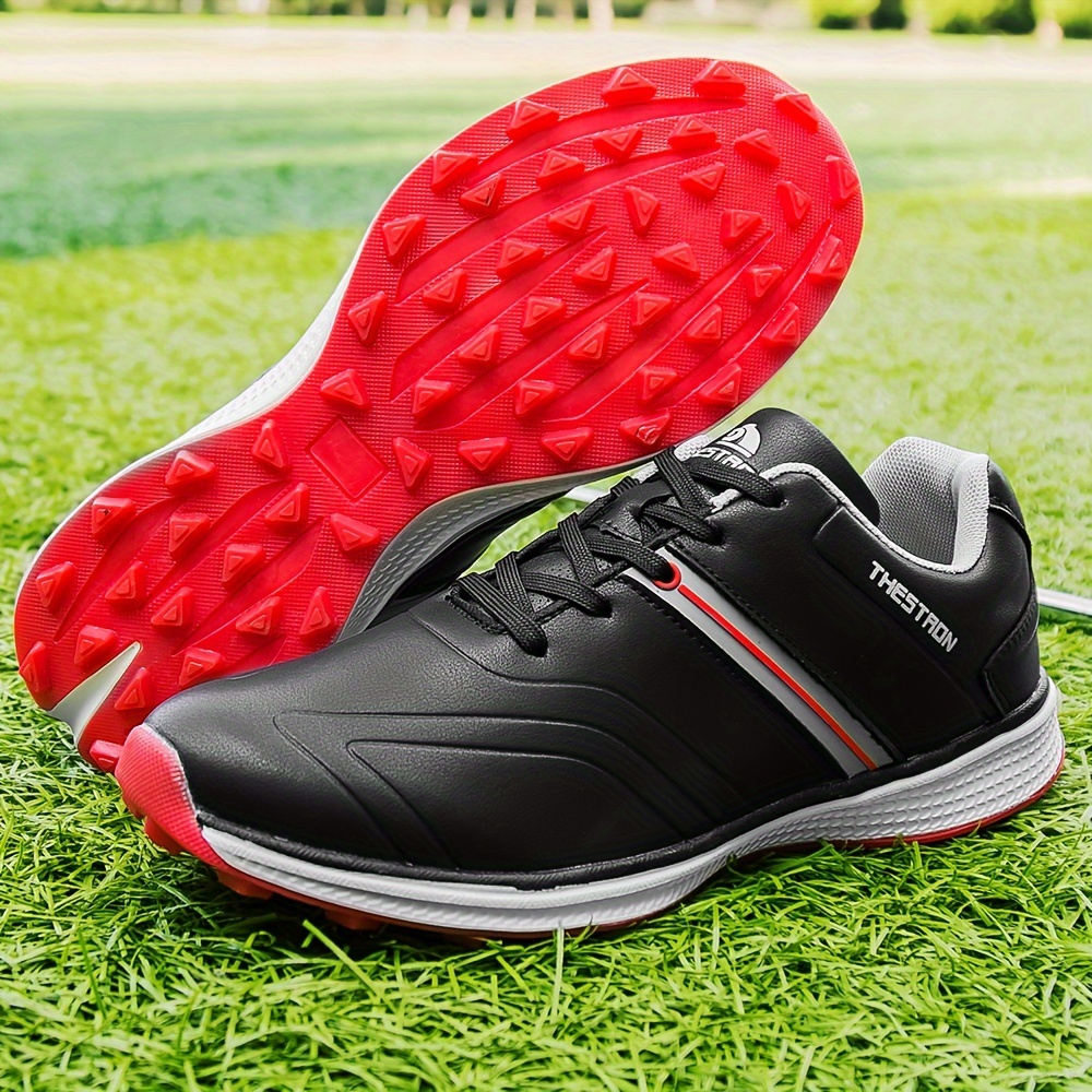 Professional Mens Golf Shoes Waterproof Non Slip Sneakers Outdoor Training Hiking Running Comfy Shoes & Outdoors Temu details 9