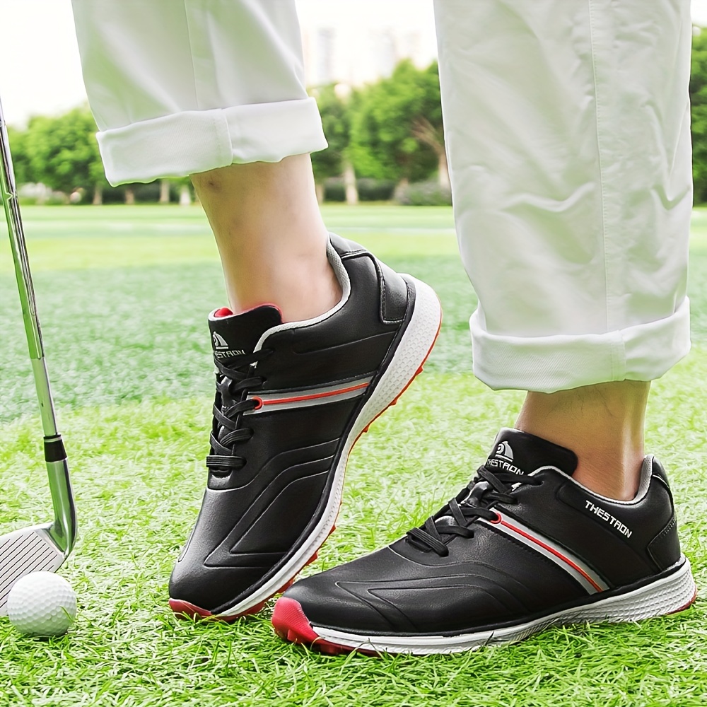 Professional Mens Golf Shoes Waterproof Non Slip Sneakers Outdoor Training Hiking Running Comfy Shoes & Outdoors Temu details 13