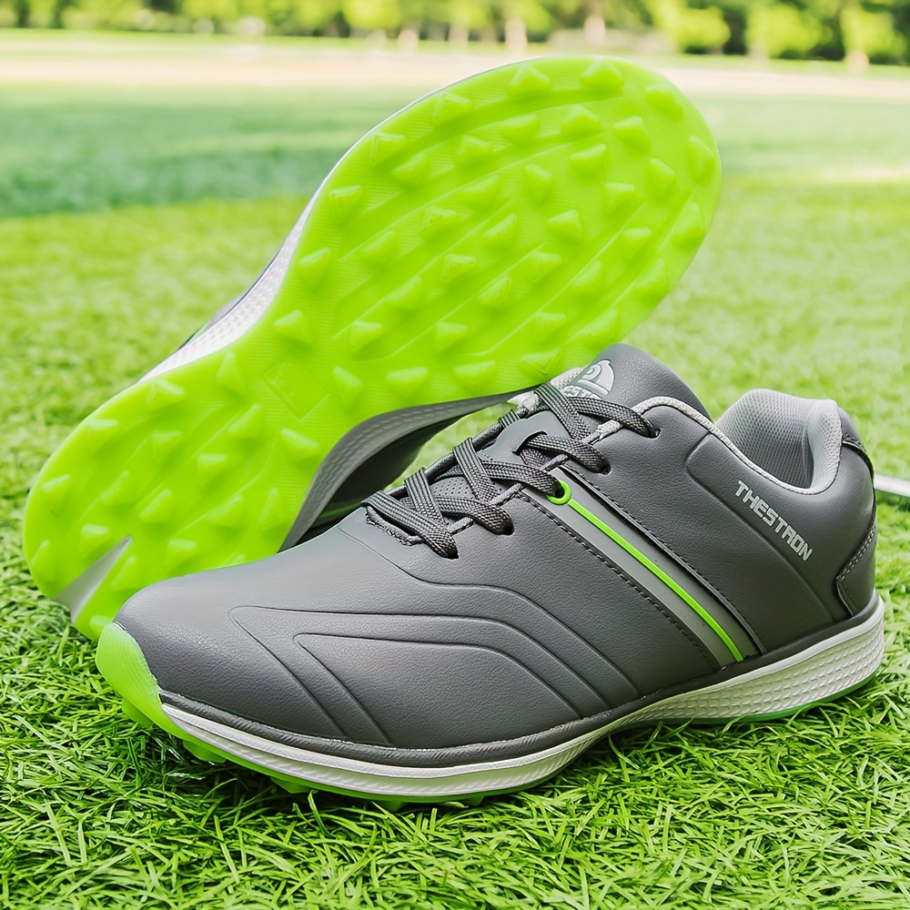 Professional Mens Golf Shoes Waterproof Non Slip Sneakers Outdoor Training Hiking Running Comfy Shoes & Outdoors Temu details 14