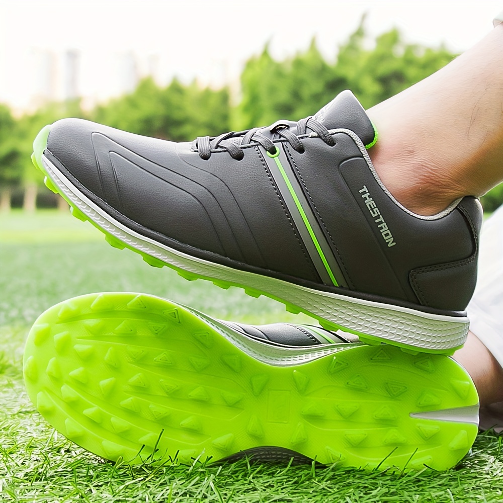 Professional Mens Golf Shoes Waterproof Non Slip Sneakers Outdoor Training Hiking Running Comfy Shoes & Outdoors Temu details 16