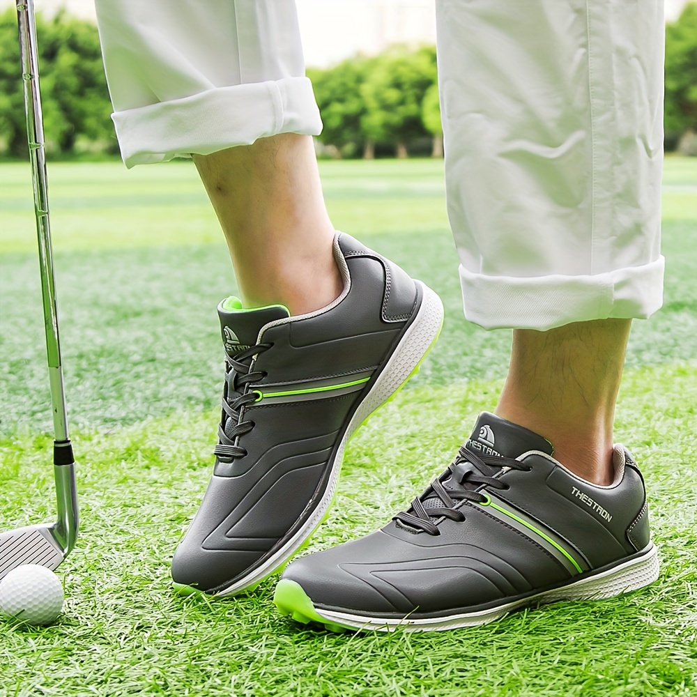 Professional Mens Golf Shoes Waterproof Non Slip Sneakers Outdoor Training Hiking Running Comfy Shoes & Outdoors Temu details 18
