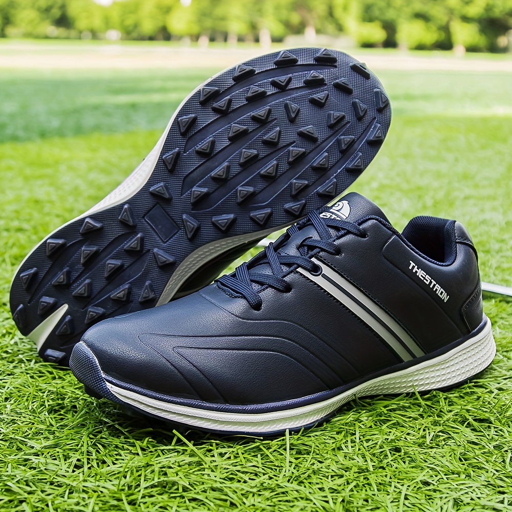 Professional Mens Golf Shoes Waterproof Non Slip Sneakers Outdoor Training Hiking Running Comfy Shoes & Outdoors Temu details 19