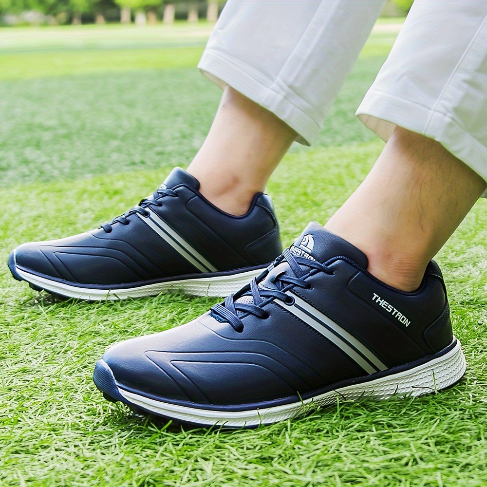 Professional Mens Golf Shoes Waterproof Non Slip Sneakers Outdoor Training Hiking Running Comfy Shoes & Outdoors Temu details 22