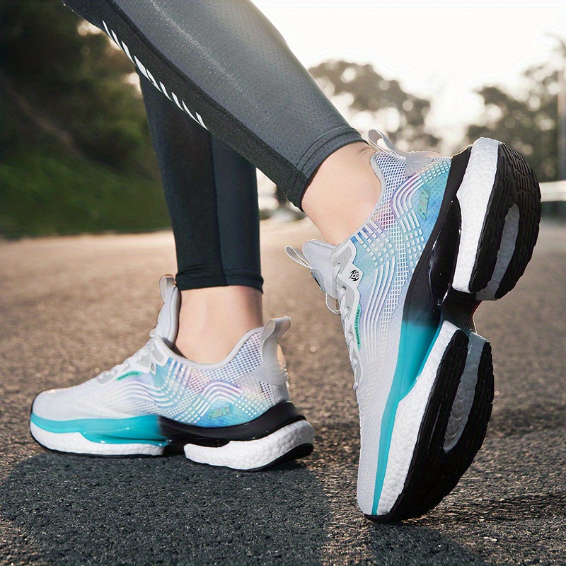 mens lightweight sports sneakers shock absorption breathability comfort for outdoor running jogging hiking details 12